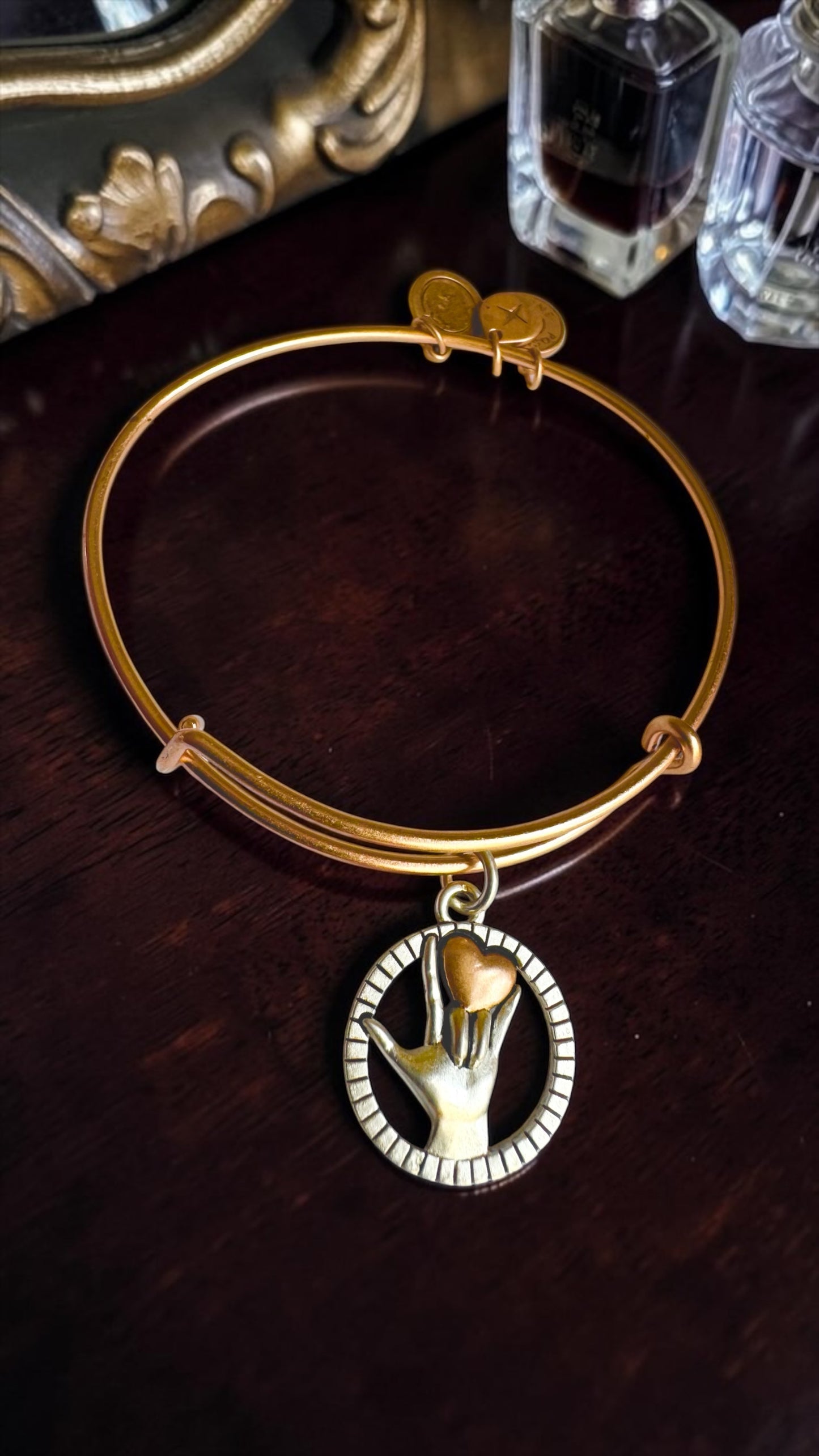Alex and Ani - Love Sign Language Bangle Bracelet