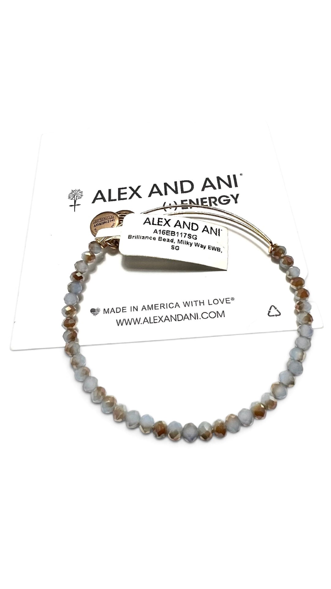 Alex and Ani - Brilliance Bead Milky Way Bangle Bracelet