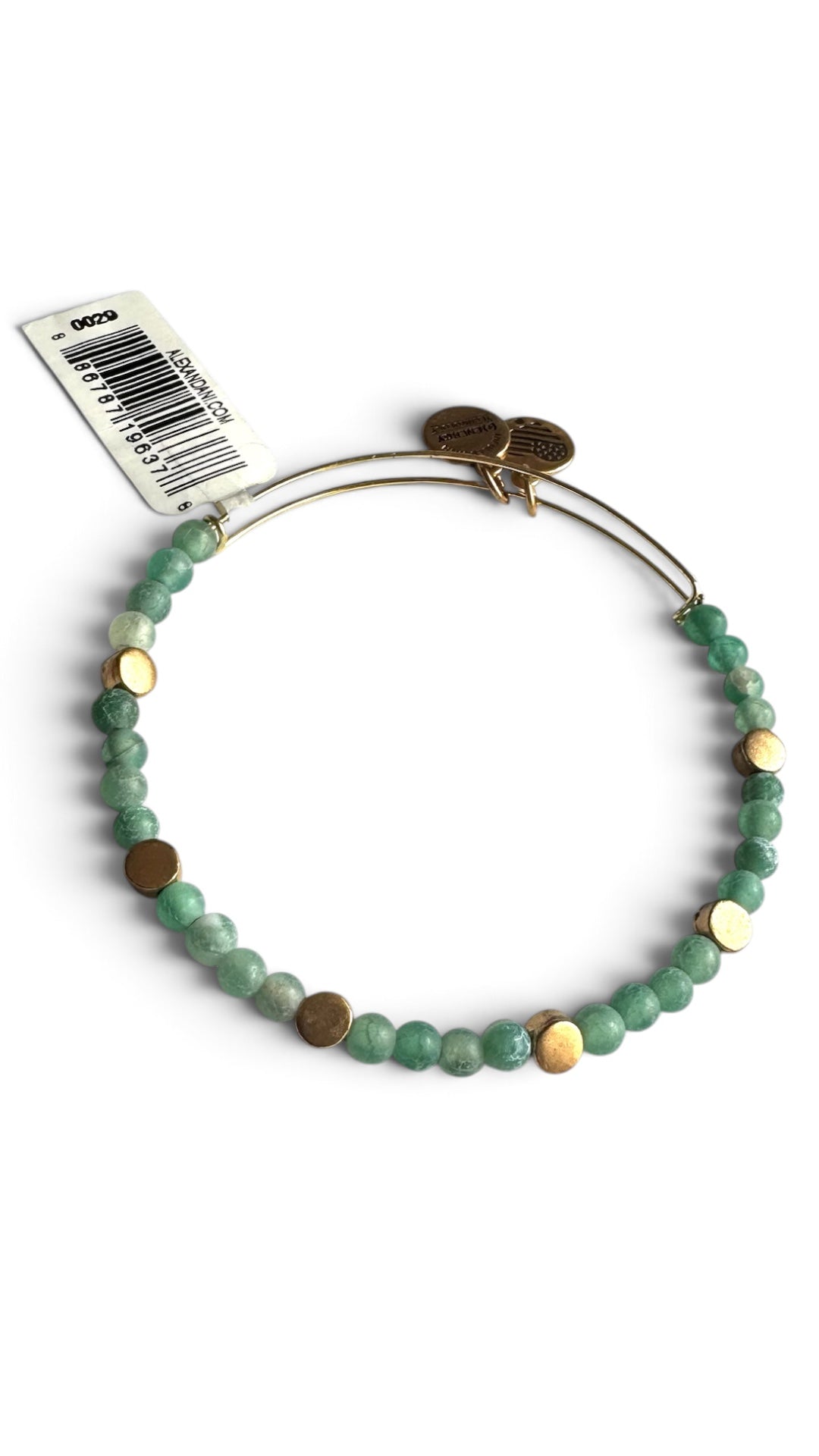 Alex and Ani - Coastal II, Sea Foam Beaded Bangle Bracelet