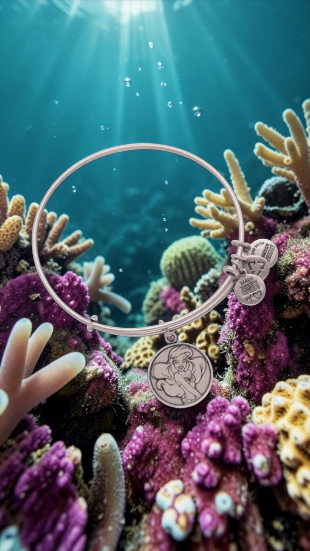 Alex and Ani - Ariel Charm Bangle Bracelet, Park Exclusive