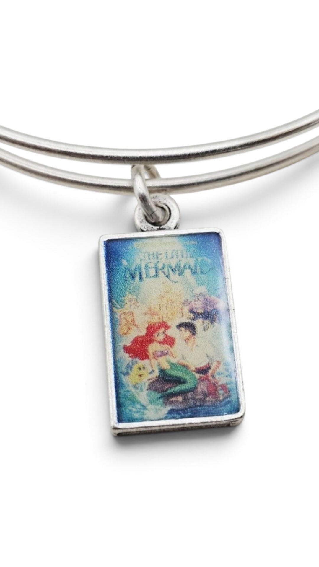 Alex and Ani - Disney Park  Ariel Little Mermaid VHS Case Charm Bangle Bracelet
