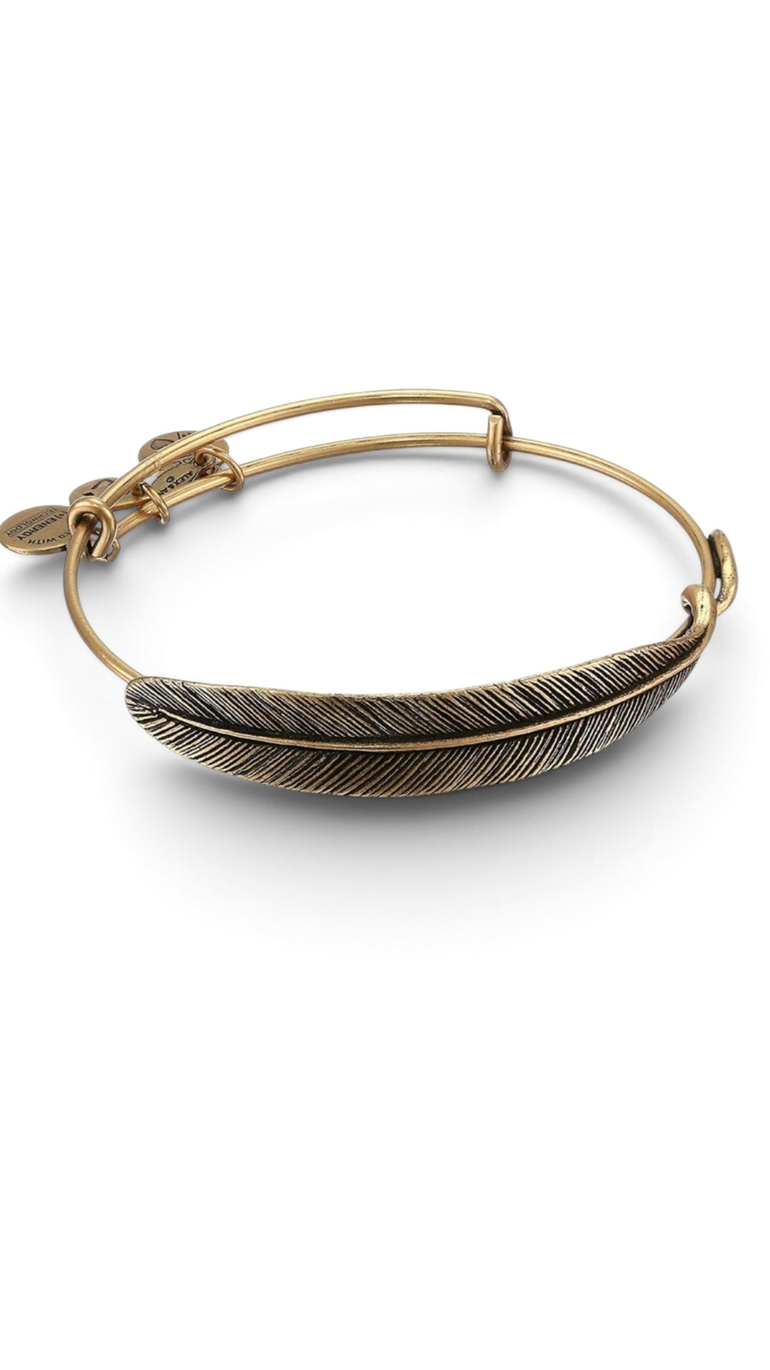 Alex and Ani - Spiritual Armour Quill Charm Bangle Bracelet - 2 Styles