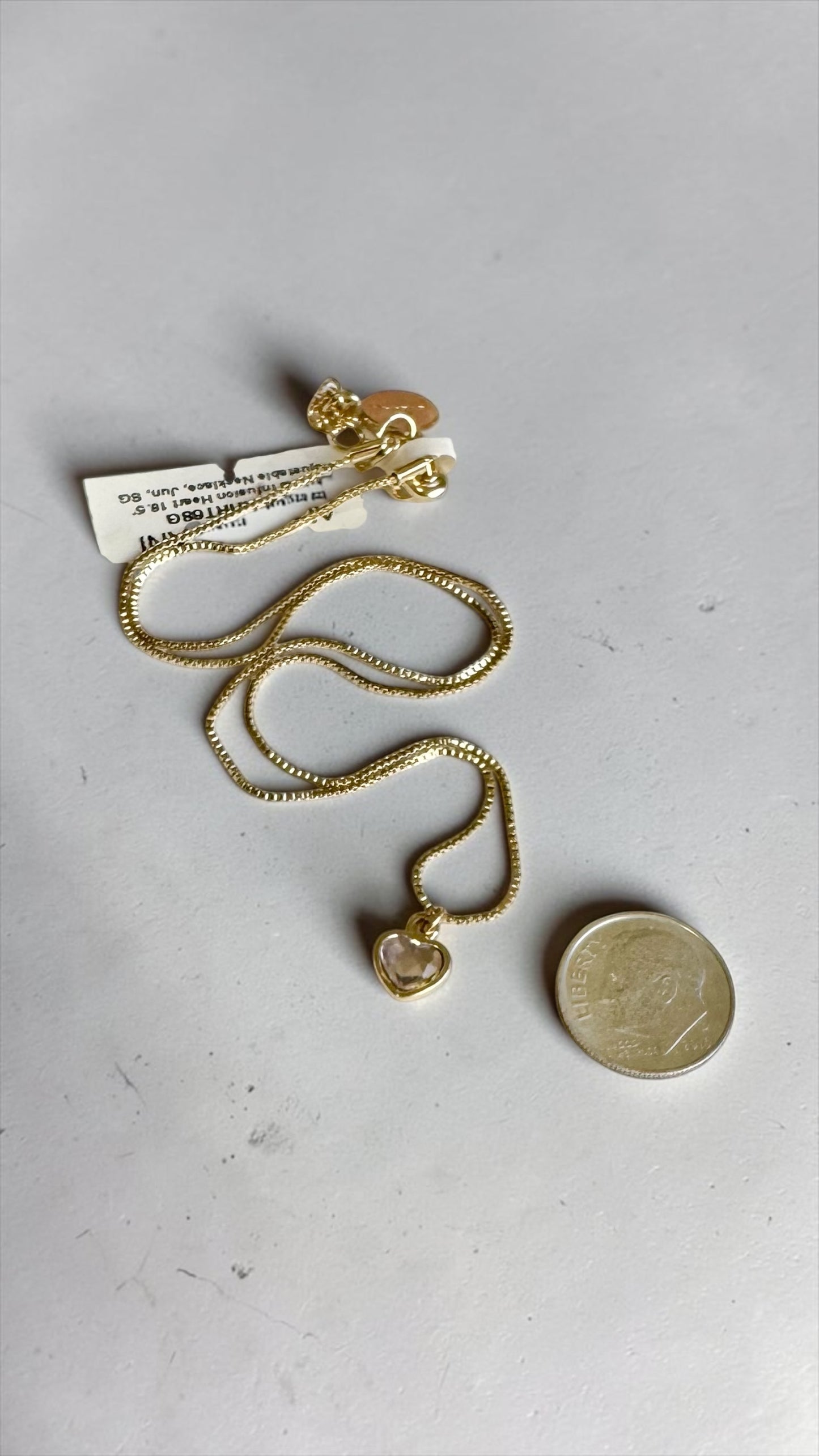 Alex and Ani - Dainty Box Chain with June’s Crystal Infusion Heart Charm Pendant Necklace