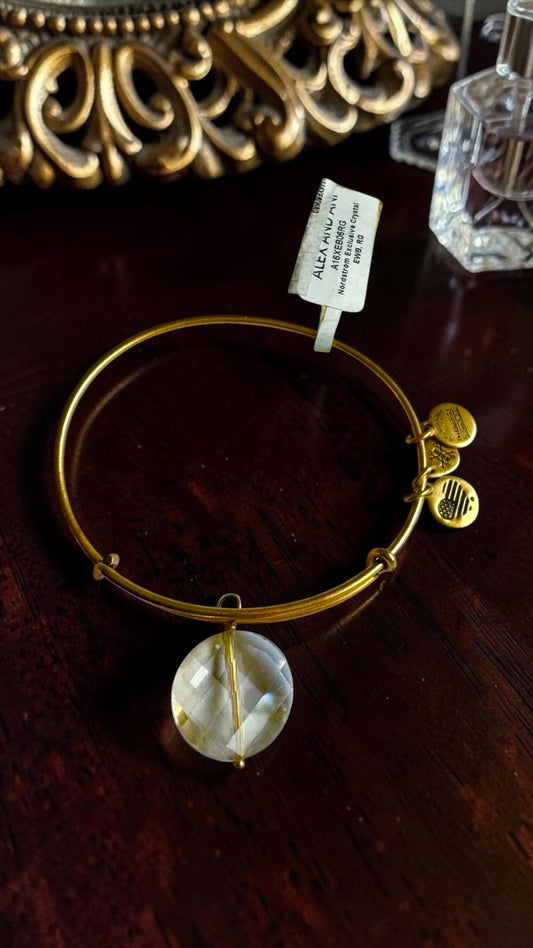 Alex & Ani - Nordstrom Exclusive Gold Crystal Dangle Bangle Bracelet