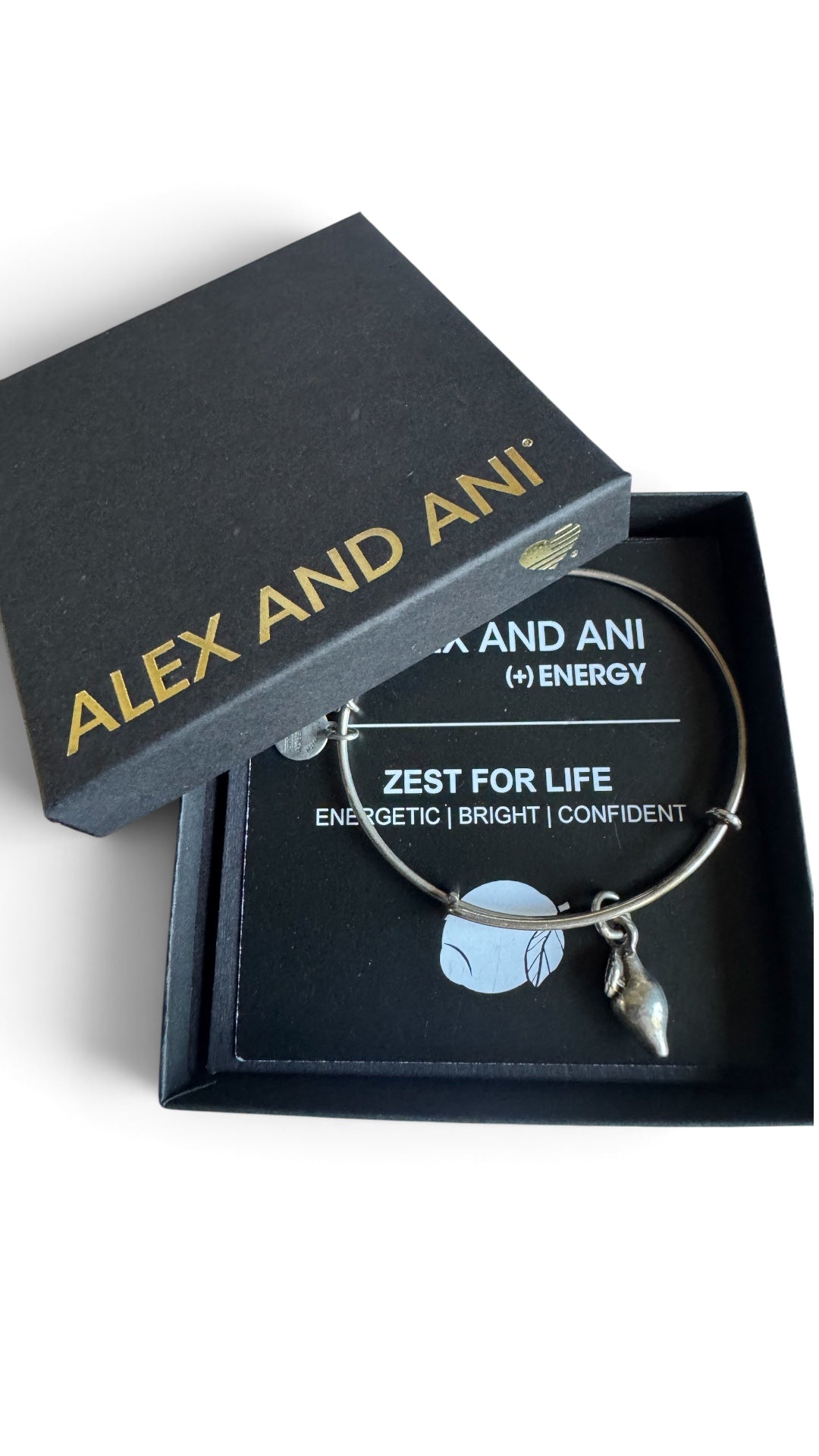 Alex and Ani - Lemon Charm Charm Bangle Bracelet