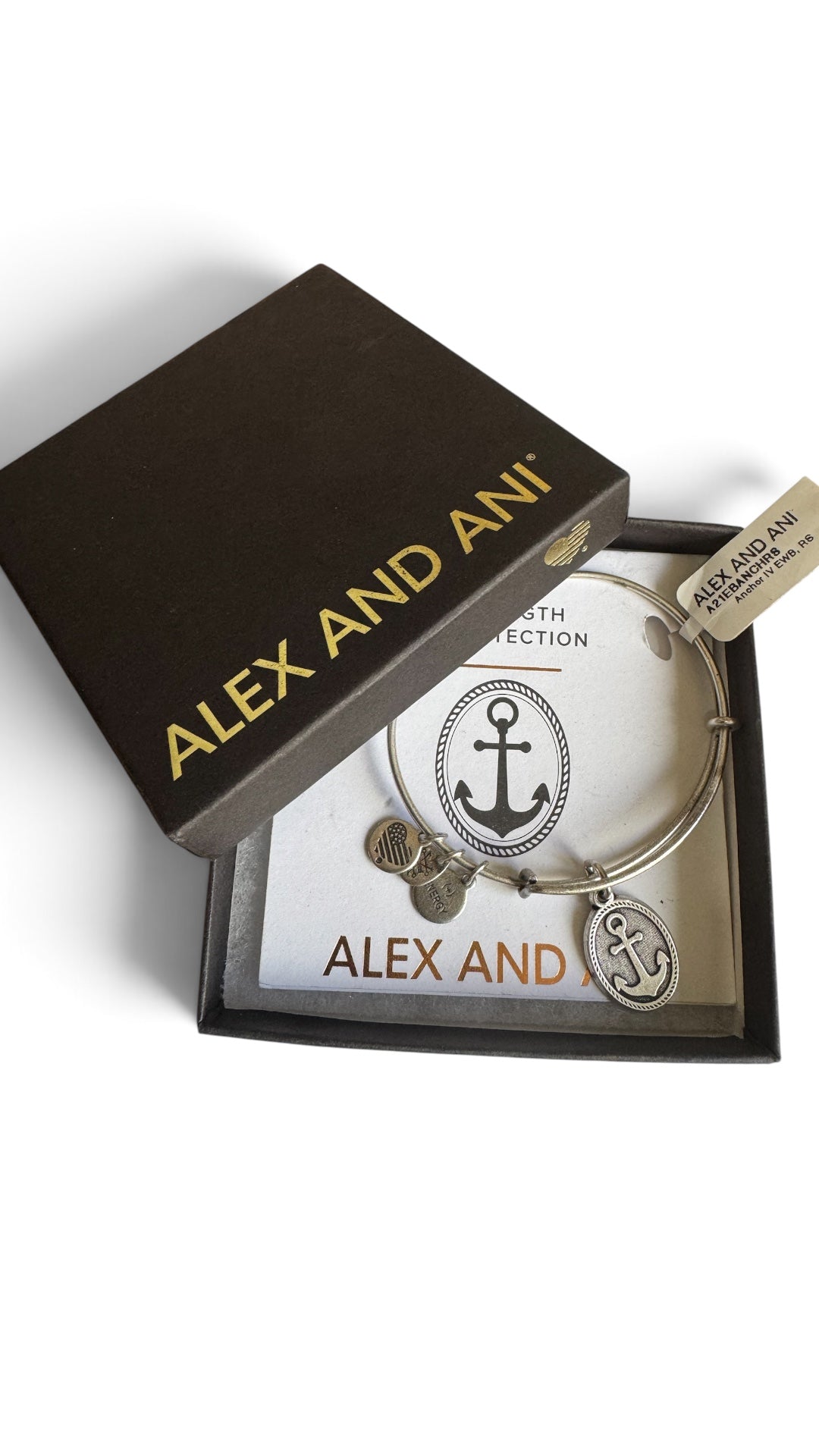 Alex and Ani - Anchor  Charm  Bangle Bracelet