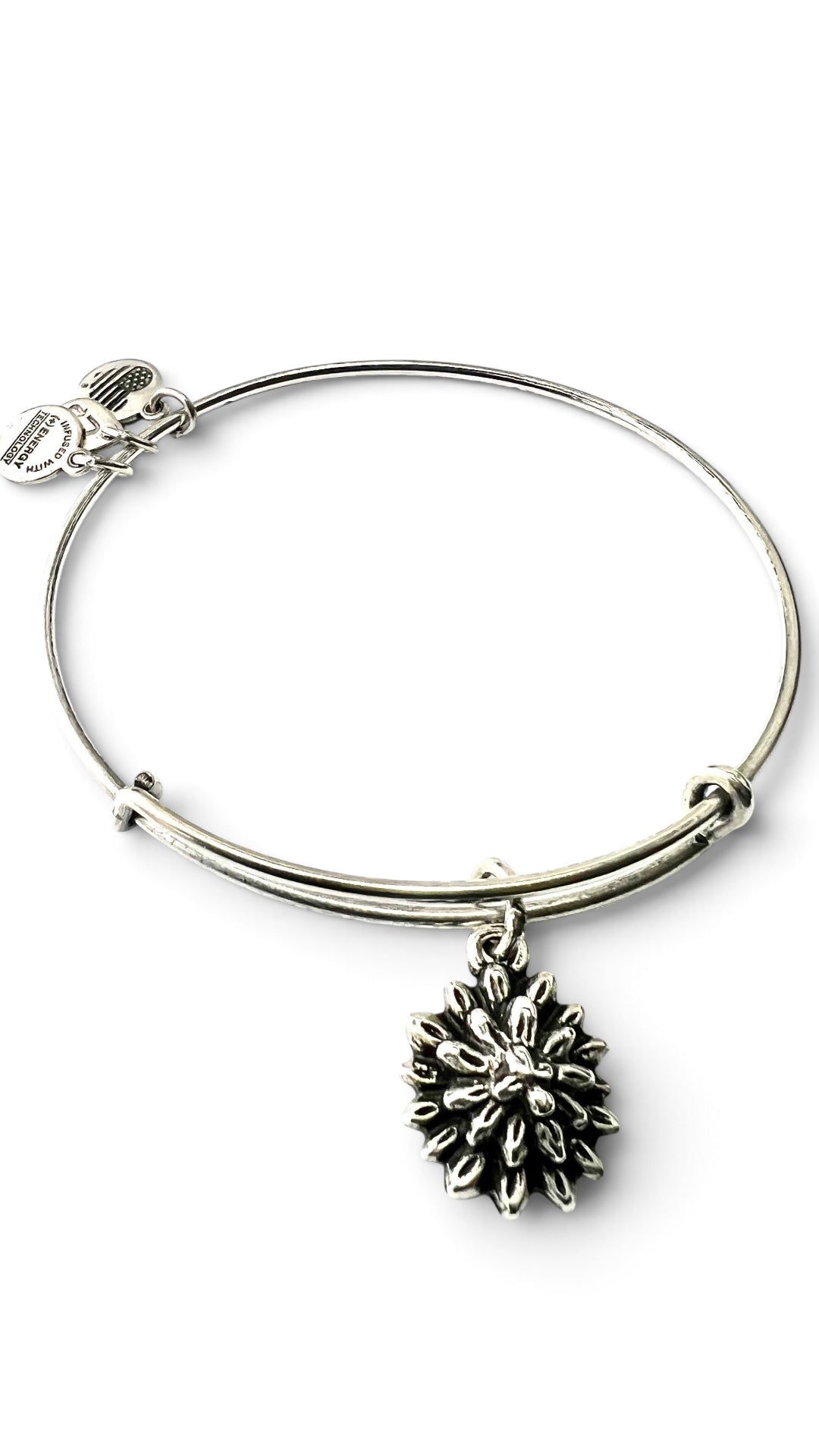 Alex and Ani - Water Lily Charm Bangle Bracelet