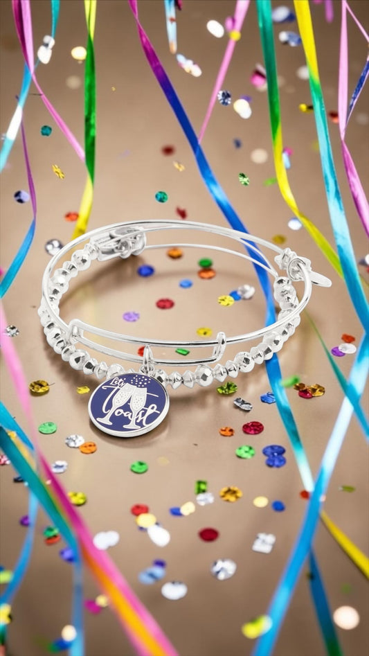 Alex and Ani - Let’s Toast Bangle Bracelet, Set of 2