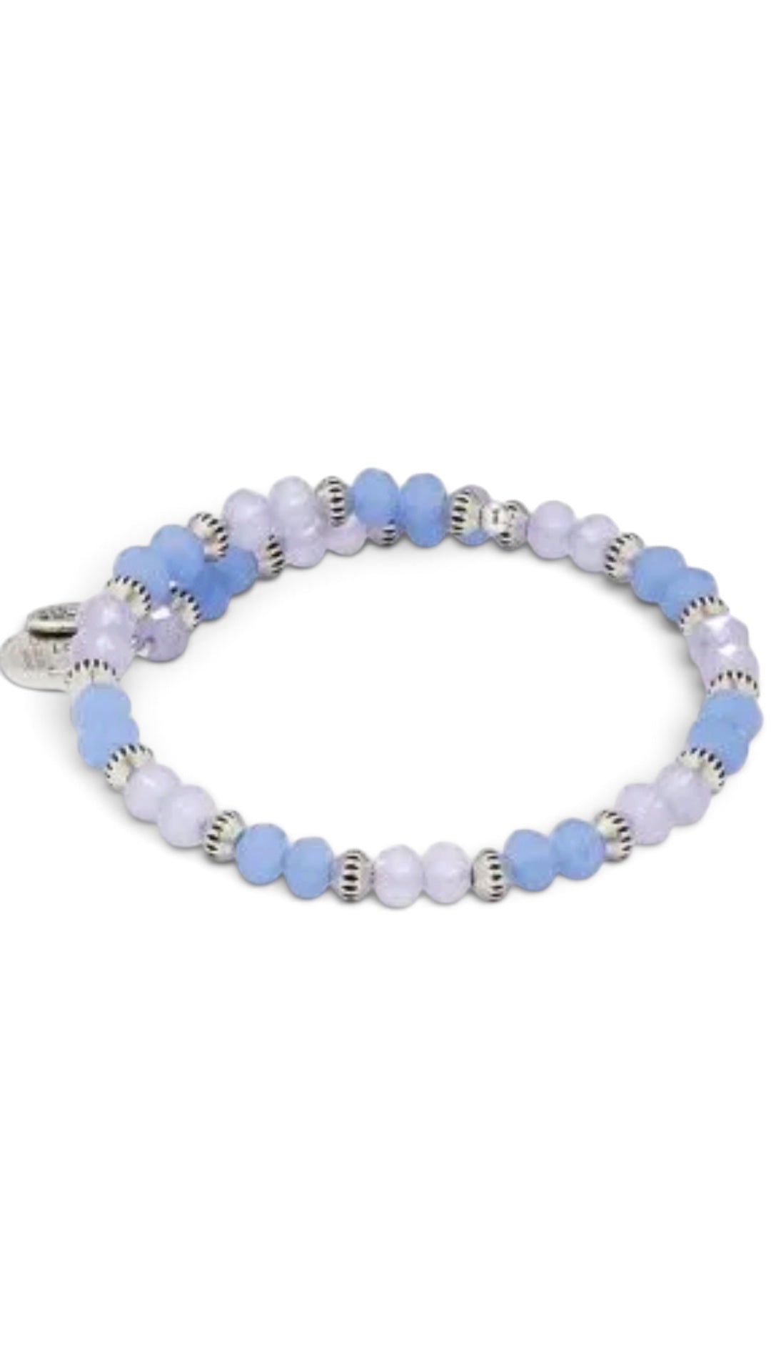 Alex & Ani - Sentiment Wrap Bangle Bracelet, Vintage 66 Beaded Wrap
