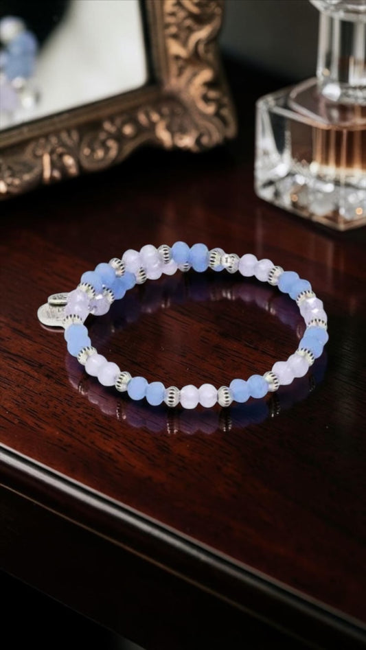 Alex & Ani - Sentiment Wrap Bangle Bracelet, Vintage 66 Beaded Wrap