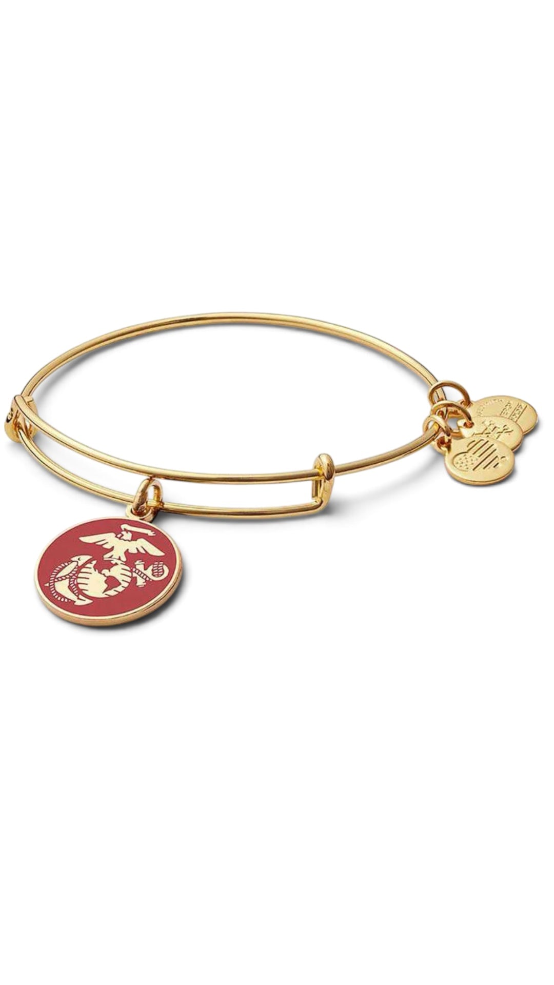 Alex and Ani - USMC Marine Charm Bangle Bracelet