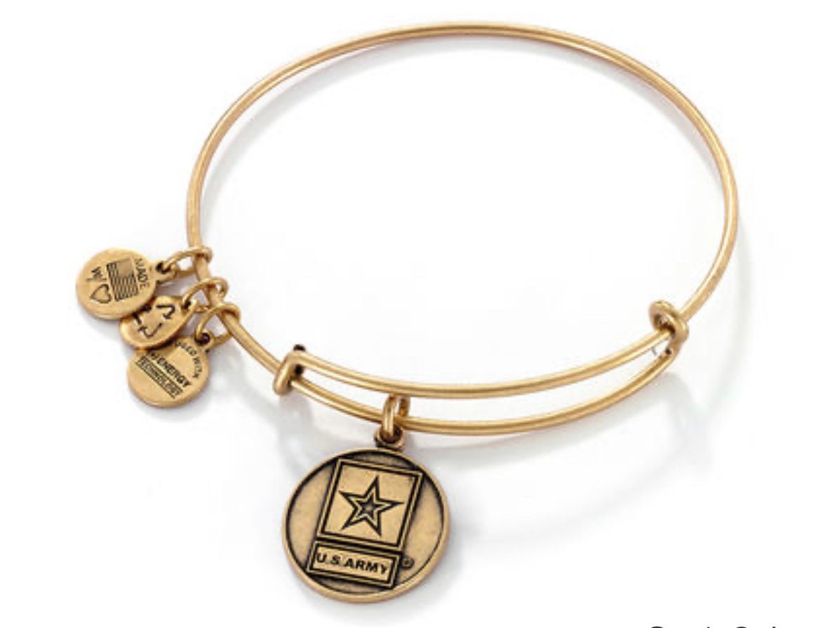 Alex and Ani - United States Army Charm Bangle Bracelet