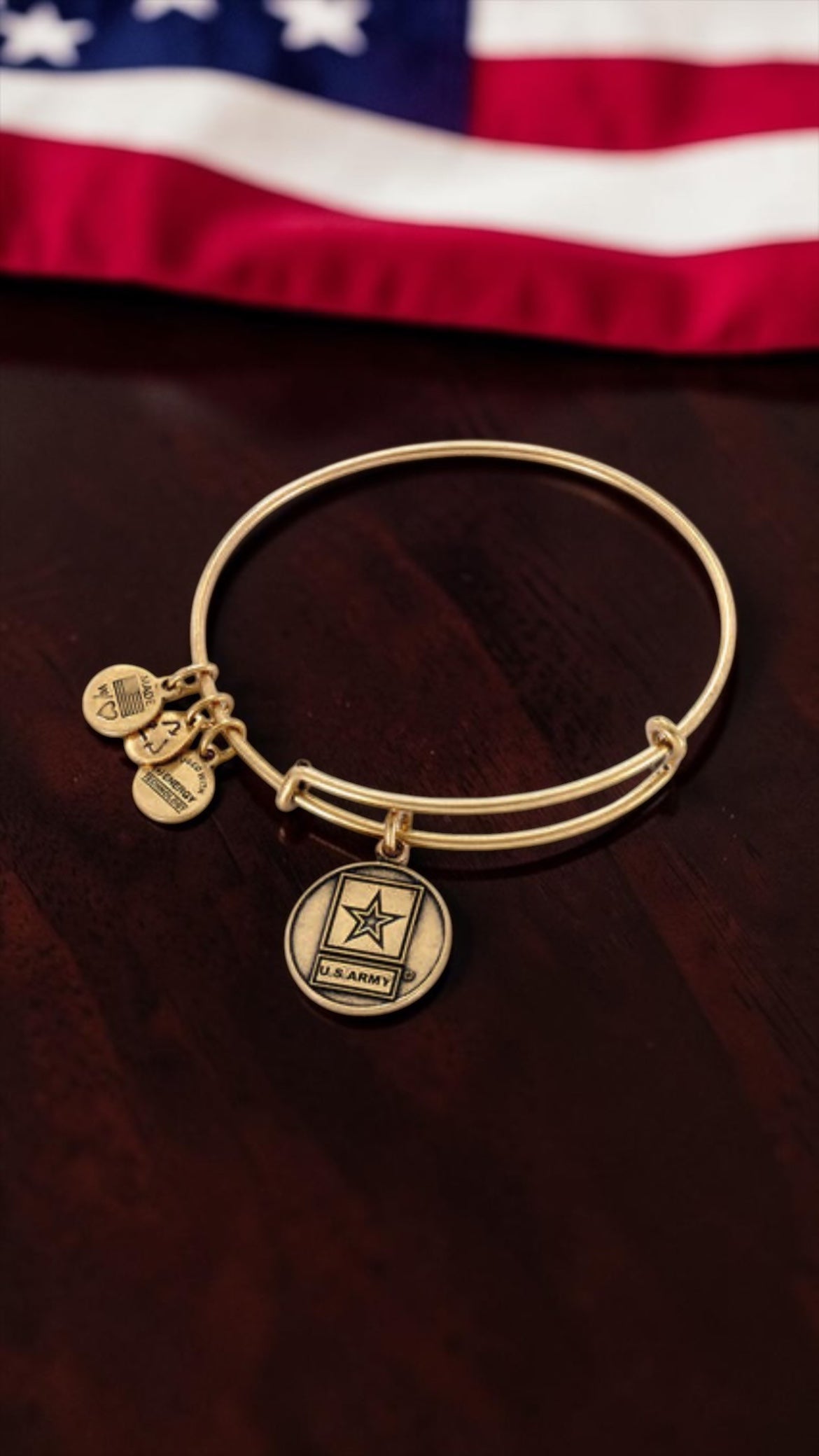 Alex and Ani - United States Army Charm Bangle Bracelet