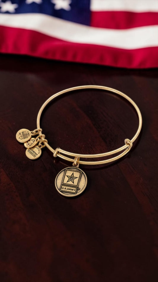 Alex and Ani - United States Army Charm Bangle Bracelet