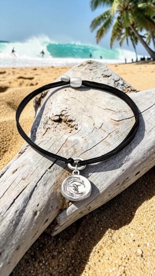 Alex and Ani - Surfer Charm Pull Kindred Cord