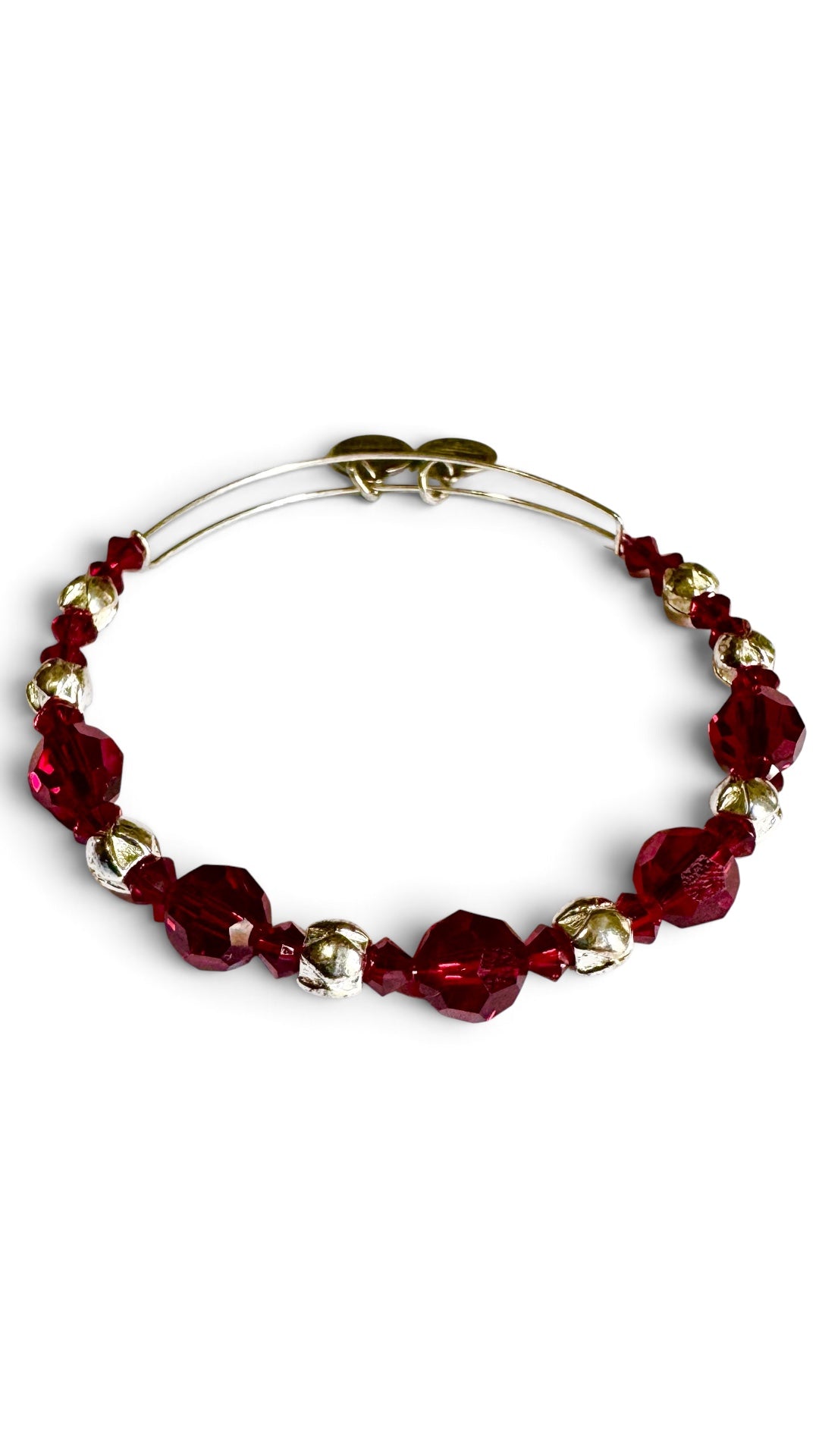 Alex and Ani - Bloom Shiny Silver Bangle Bracelet