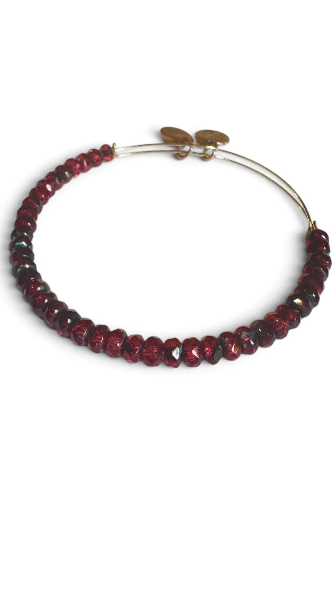 Alex and Ani - Crimson Red Eden Beaded Bangle Bracelet