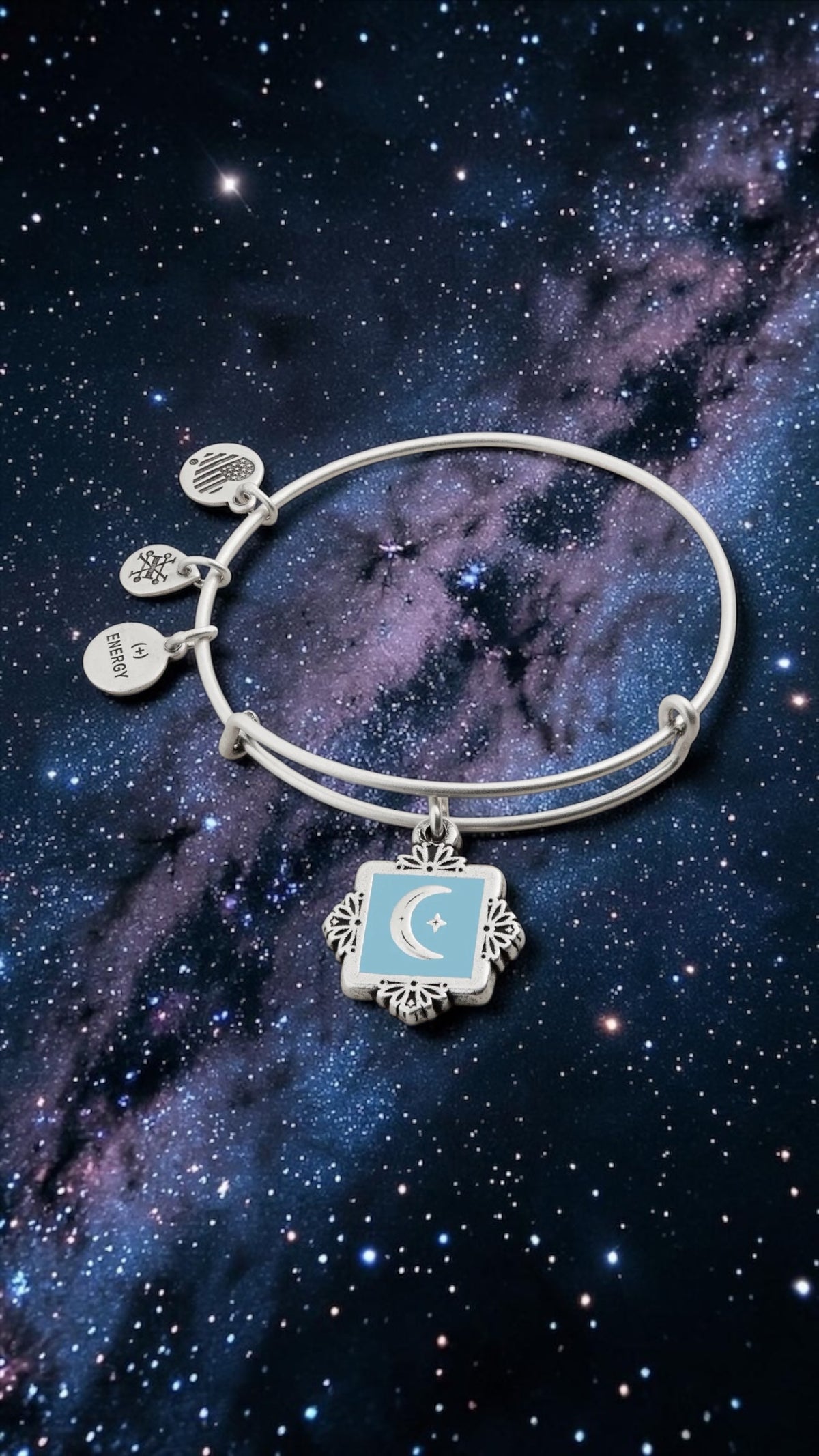 Alex and Ani - Token of Wisdom Moon Bangle Bracelet