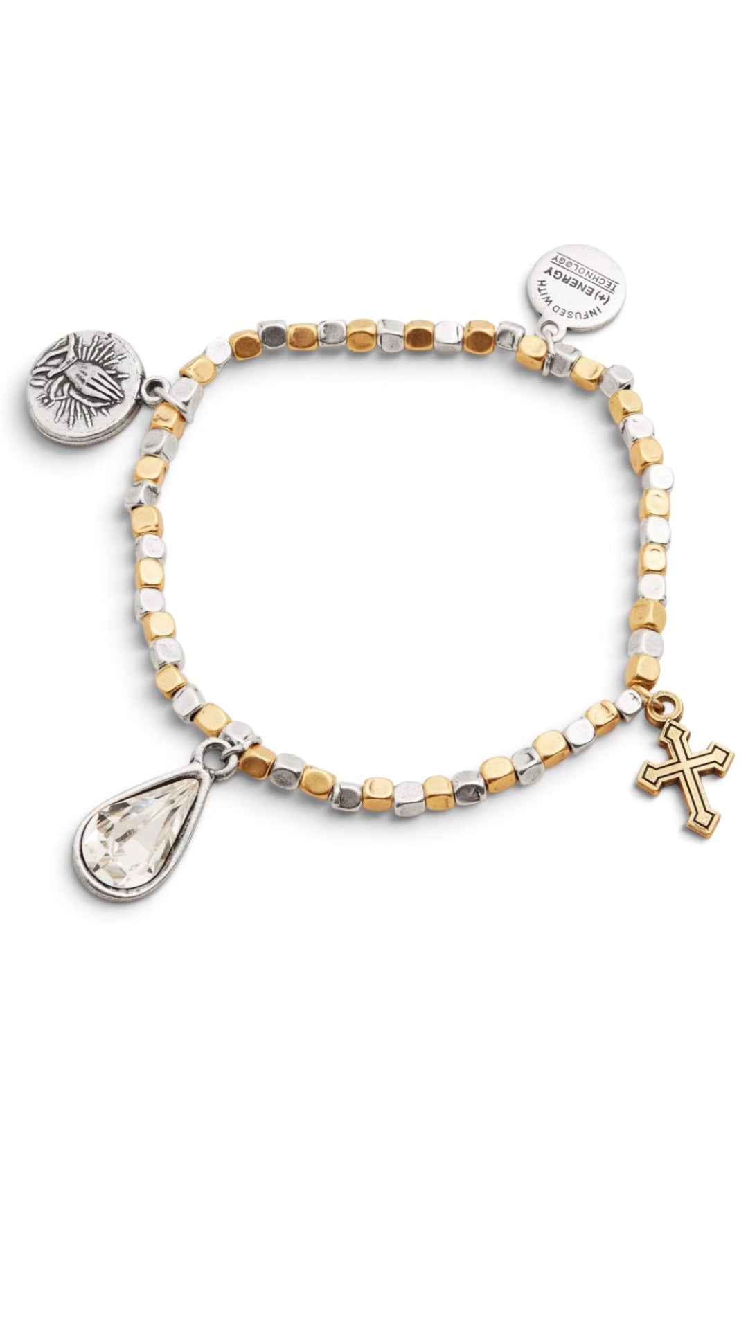 Alex And Ani - Faith & Hope Multi Charm Stretch Bracelet