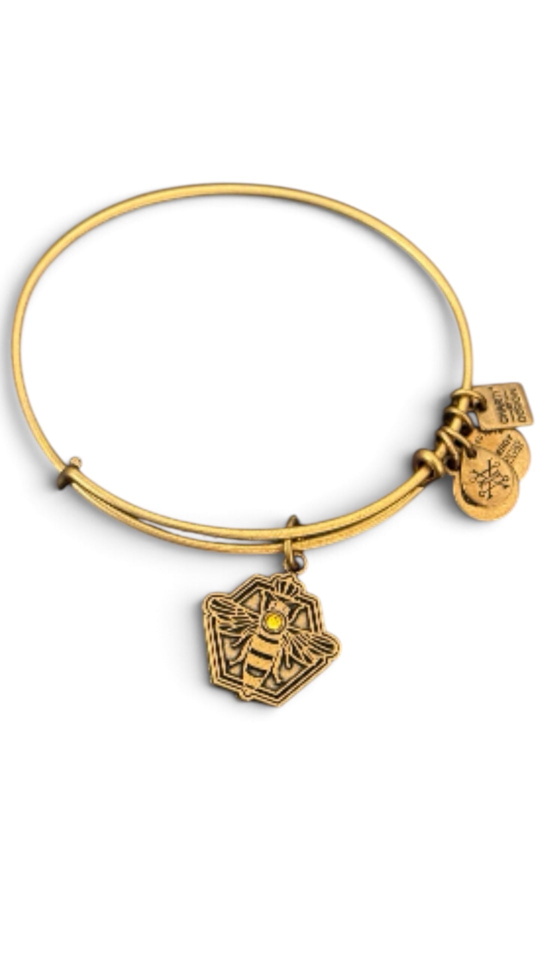 Alex and Ani - The Queen Bee Bracelet Gold Charm Bangle Bracelet