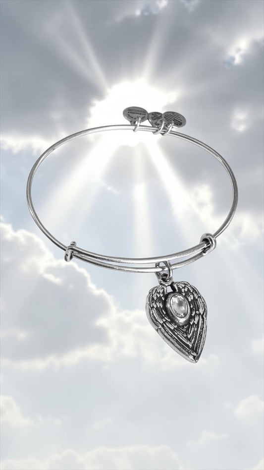 Alex and Ani - Guardian Angel With Swarovski Crystal Bracelet Bangle