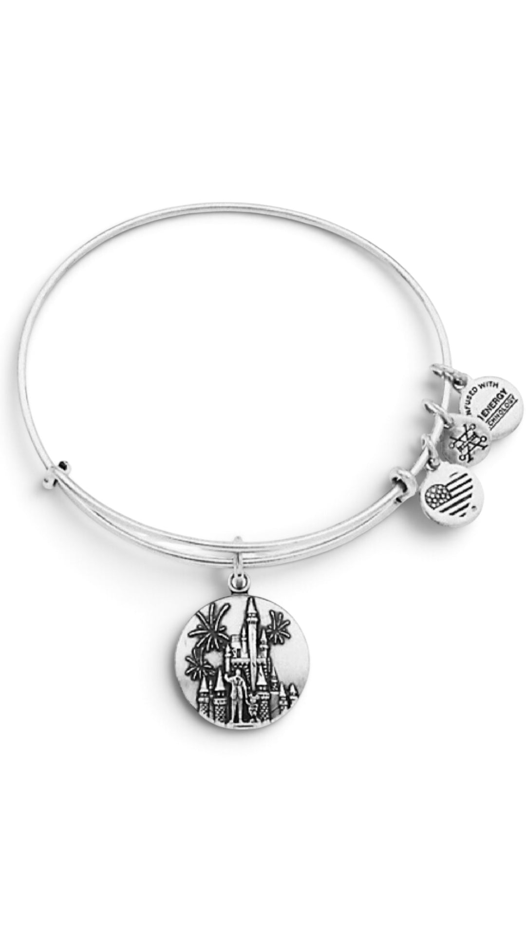 Alex and Ani - Walt & Mickey Partnership, Park Exclusive Cinderella’s Castle Charm Bangle Bracelet