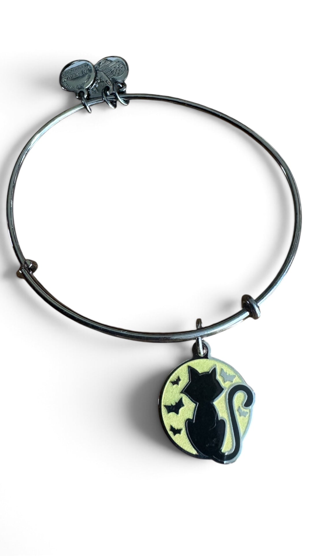 Alex and Ani - “You're Creepin' Meowt” Charm Bangle Bracelet