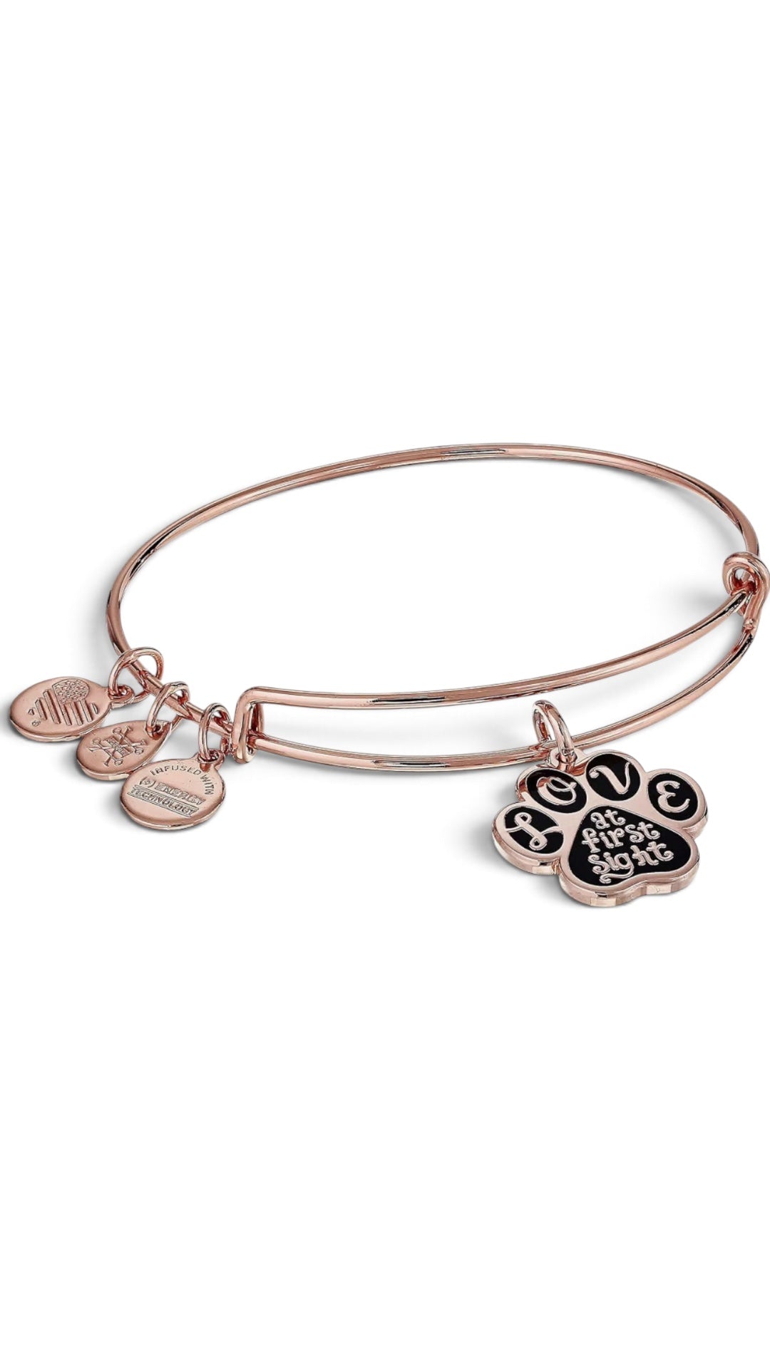 Alex and Ani - “Love At First Sight” Charm Bangle Bracelet