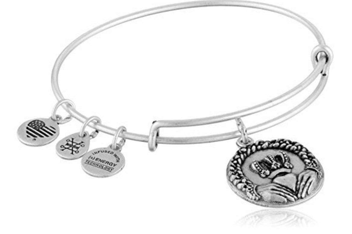 Alex and Ani - Claddagh Charm Bangle Bracelet, Message of Love, Friendship & Loyalty, Adjustable Bracelet, Collectors Gift for Her, NWOT