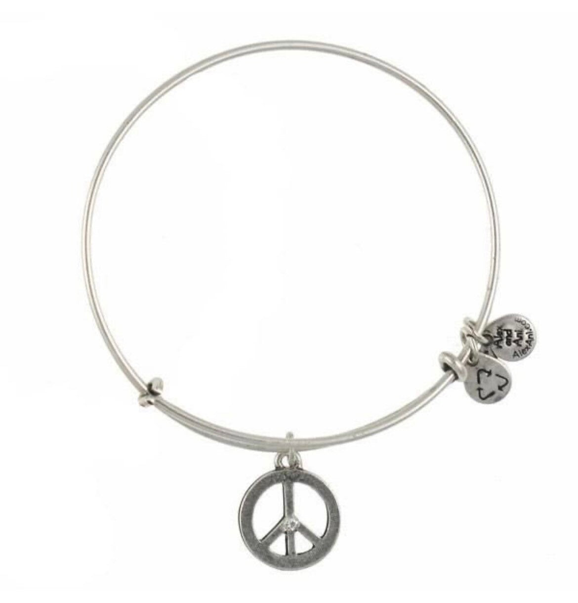 Alex and Ani - “World Peace” Charm Bangle Bracelet