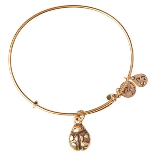 Alex and Ani - The Lady Bug Bracelet Charm Bangle