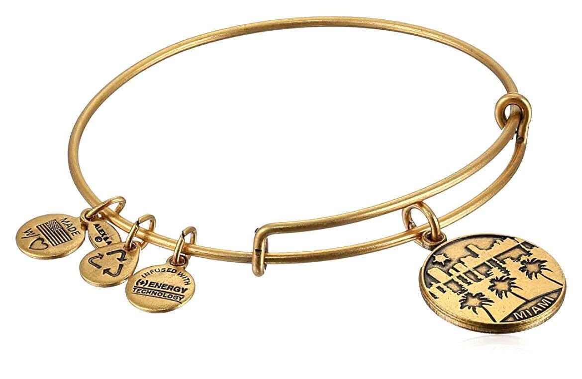 Alex and Ani - Places We Love Miami II, Destinations Charm Bangle Bracelet