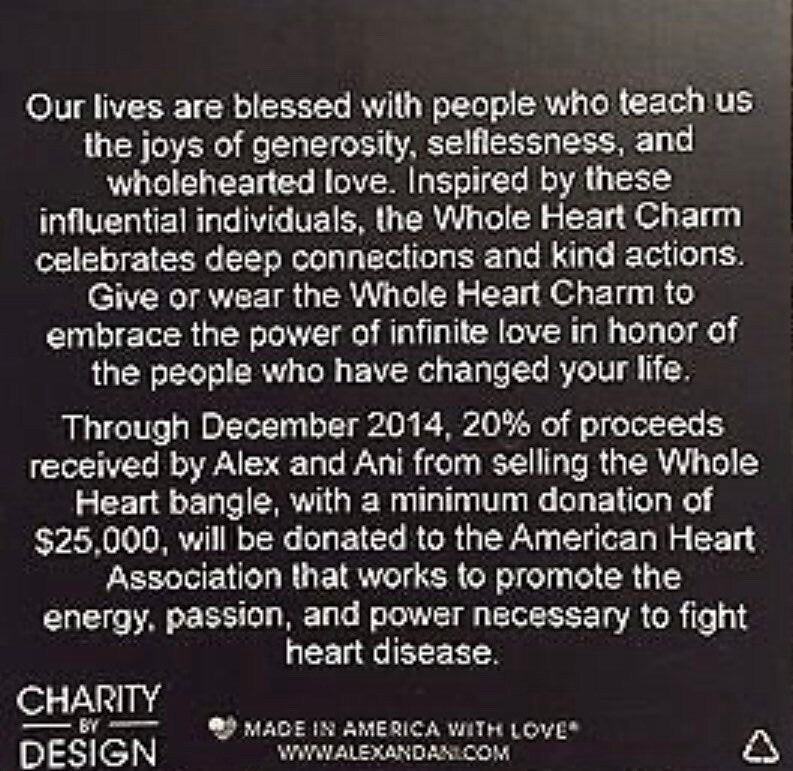 Alex and Ani - Whole Heart Charity by Design Bangle Bracelet