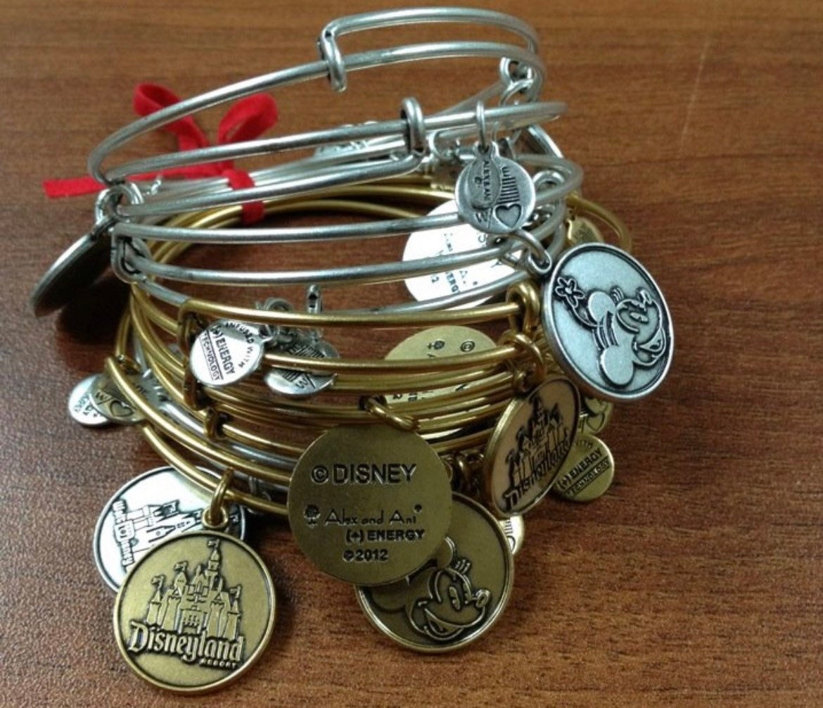 Alex and Ani - Park Exclusive - Minnie Charm Bangle Bracelet