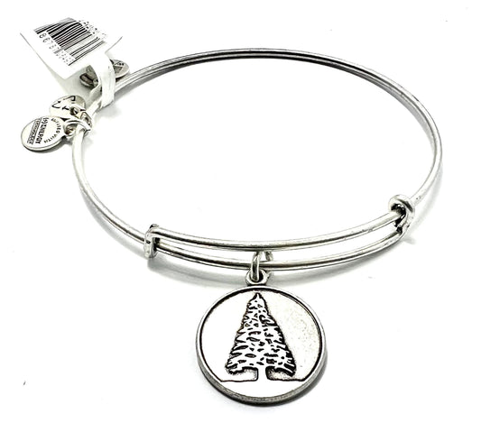 Alex and Ani - Fir Tree Charm Bangle Bracelet