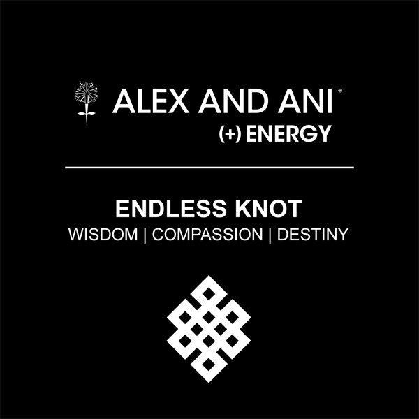 Alex and Ani - Endless Knot Charm Gift for Her in Rafaelian Silver/GoldRose Gold, Collector’s Bangle Bracelet, Gift for Her