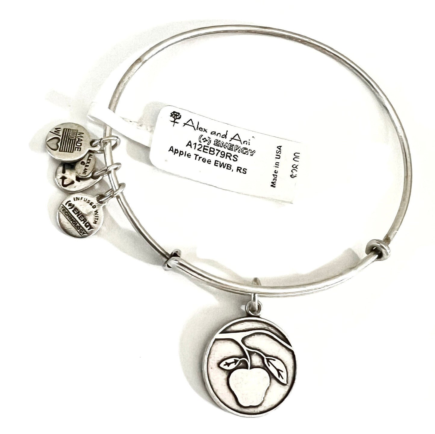 Alex and Ani - Apple Tree Charm Bangle Bracelet