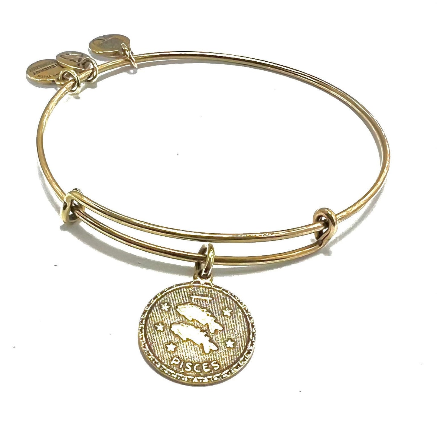 Alex and Ani - Pisces (Pair Of Fish) Zodiac Charm (February 19 - March 20) Wear for Balance + Creativity, 2 Styles, Collectable Gift for Her