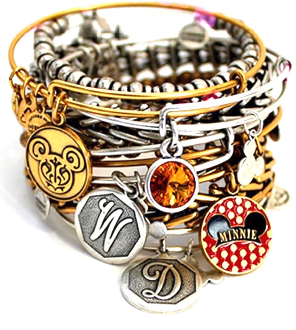 Alex and Ani - Disney Park Exclusive Charm Bracelet - Minnie Mouse Ear Hat