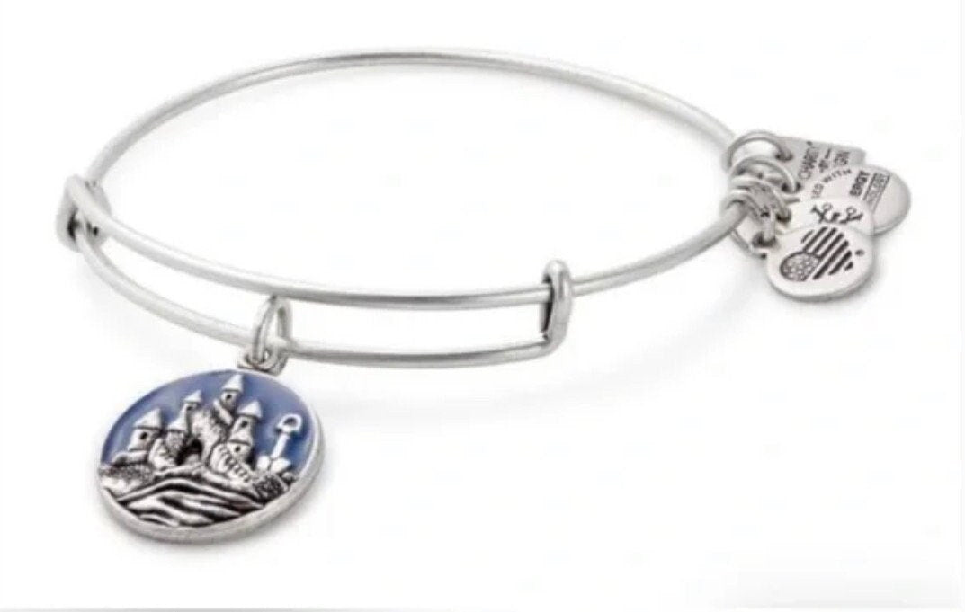 Alex and Ani - Alex and Ani Sandcastle Charm Bangle Bracelet