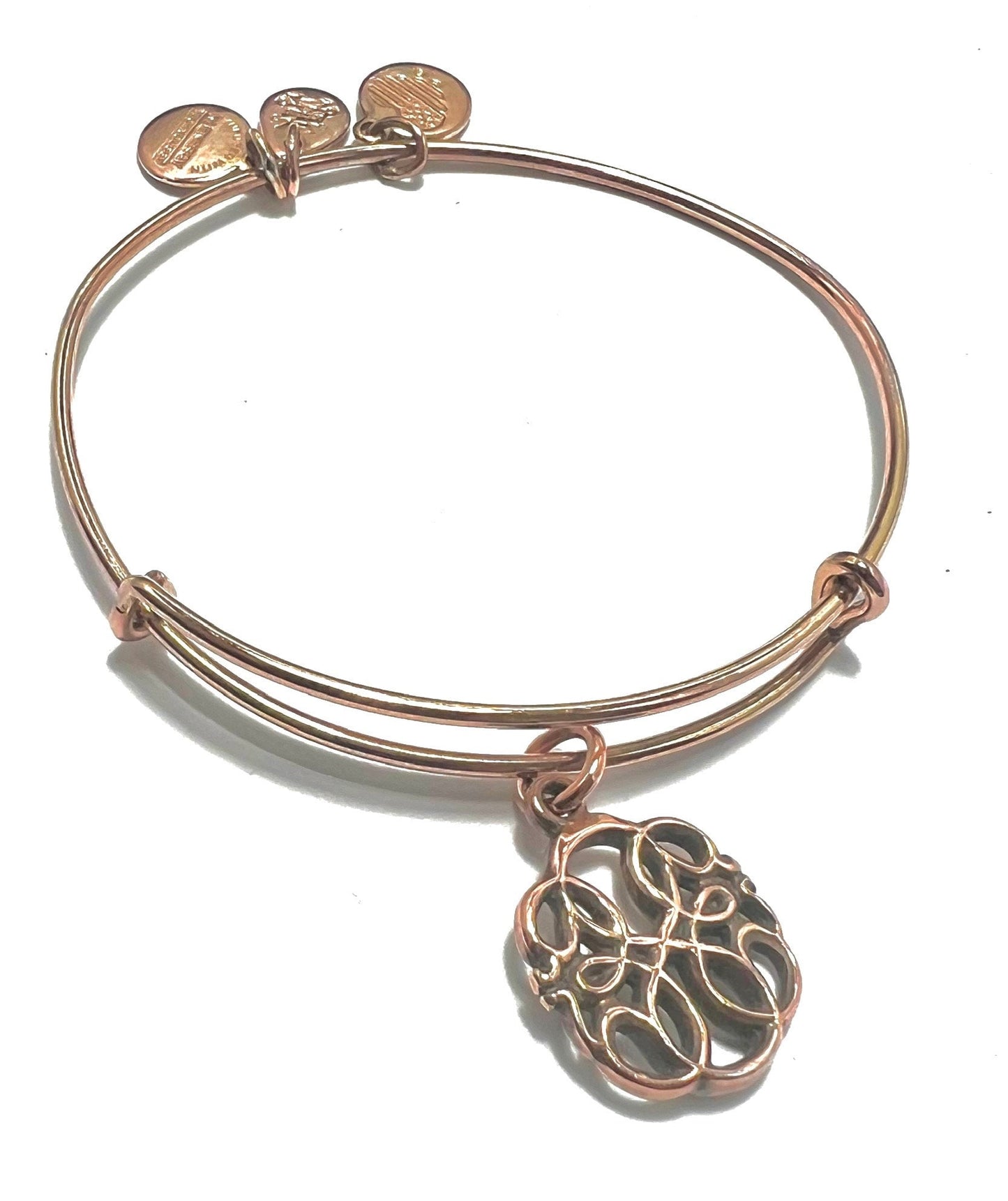 Alex and Ani - “Path of Life” Cutout Charm, Bangle Bracelet