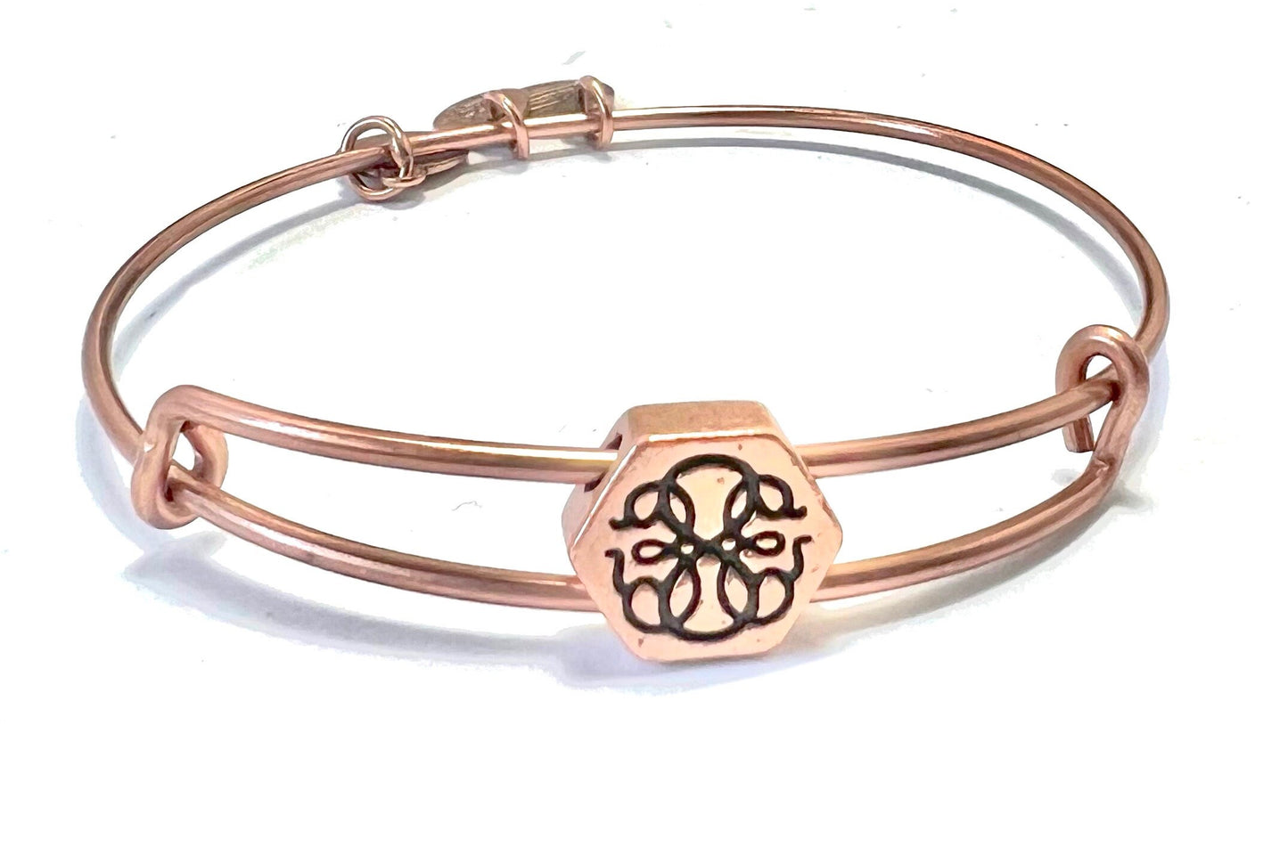 Alex and Ani – Path of Life Slide, Rafaelian Rose Gold, Adjustable and Stackable, Collector’s Gift for Her, NWOT