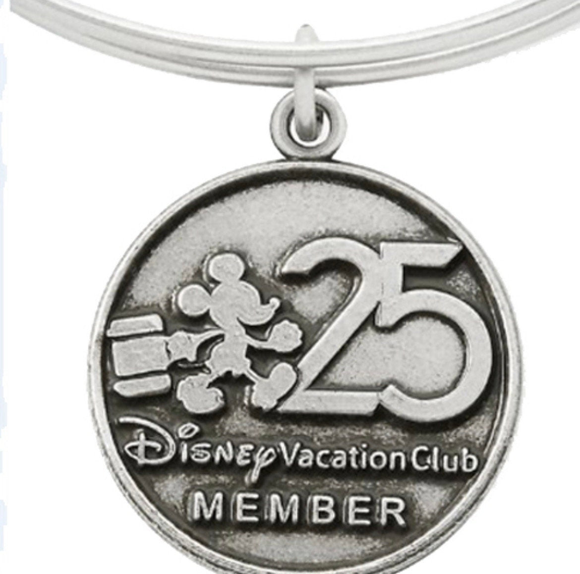 Alex and Ani - Disney Park Exclusive - 25th Anniversary Disney Vacation Club Charm Bangle