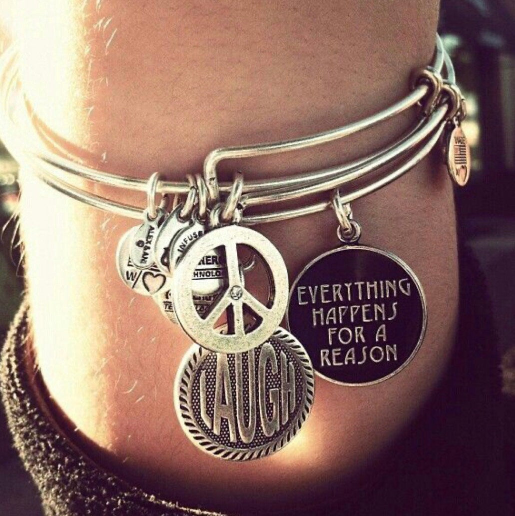 Alex and Ani - “World Peace” Charm Bangle Bracelet