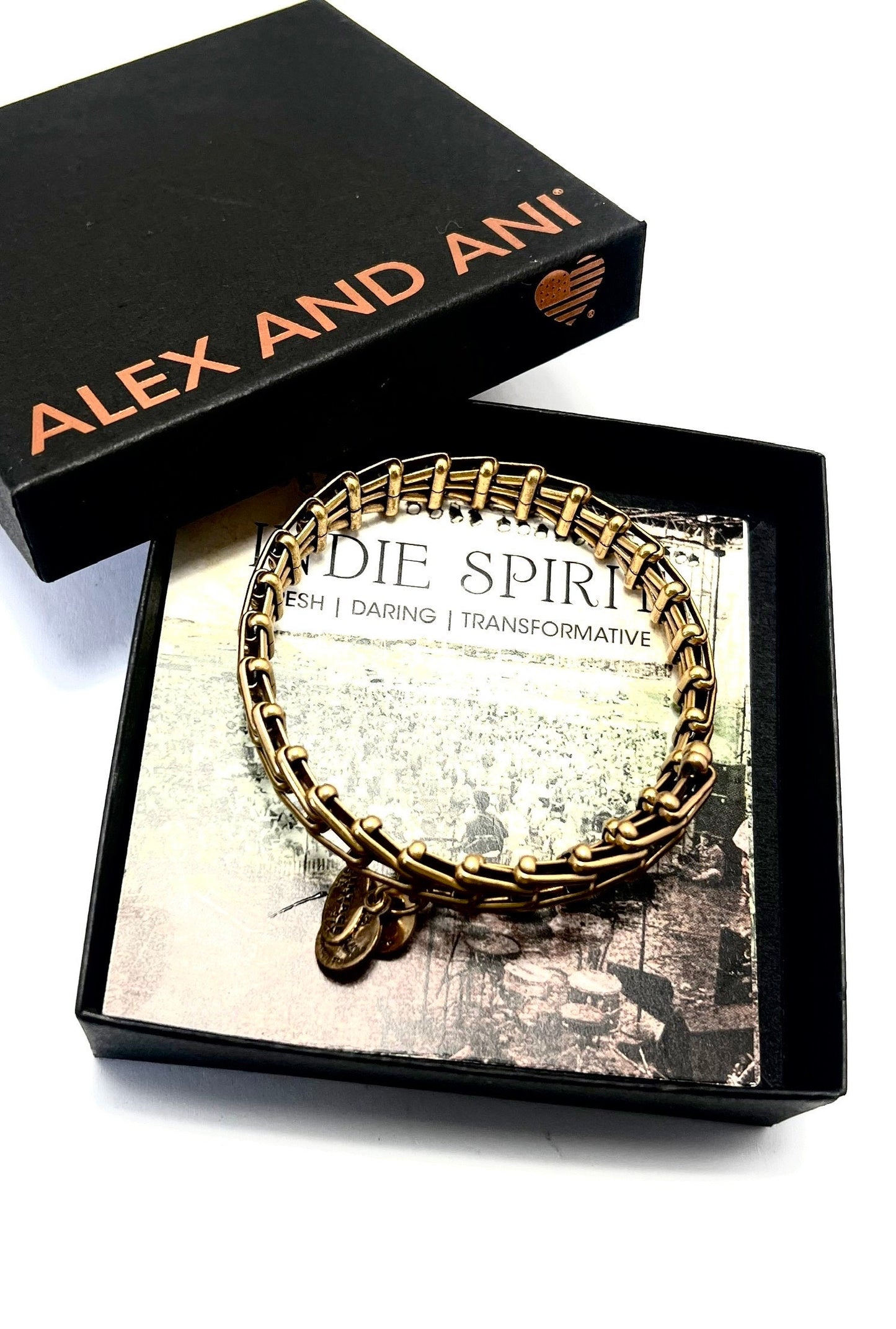 Alex and Ani Vintage Sixty-Six Gypsy Wrap Bracelet, in Shiny Rafaelian Silver, Rafaelian Silver, Rafaelian Gold NWOT+Card & Box, Gift
