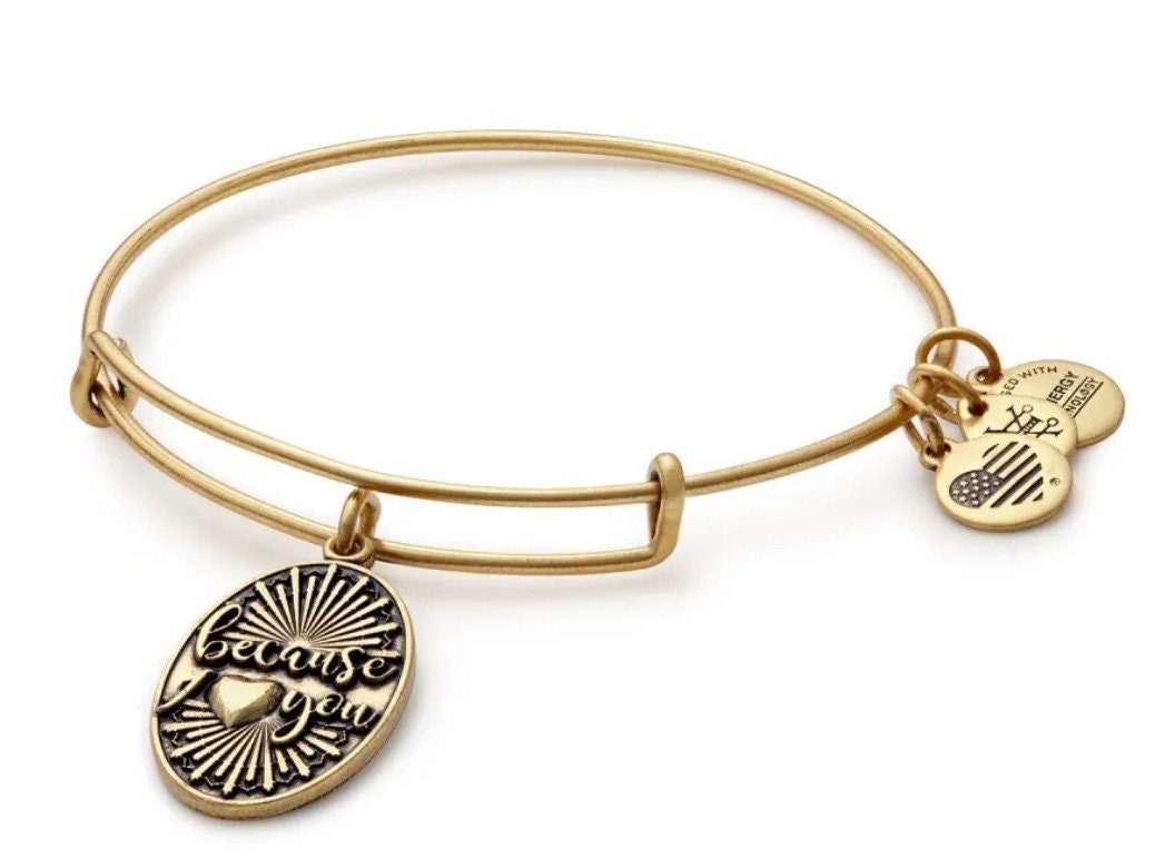 Alex and Ani - Because I Love You Charm Bangle Bracelet