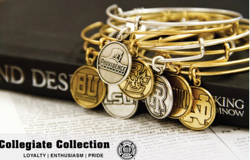 Alex and Ani - West Virginia University Alumni Logo Charm Bangle