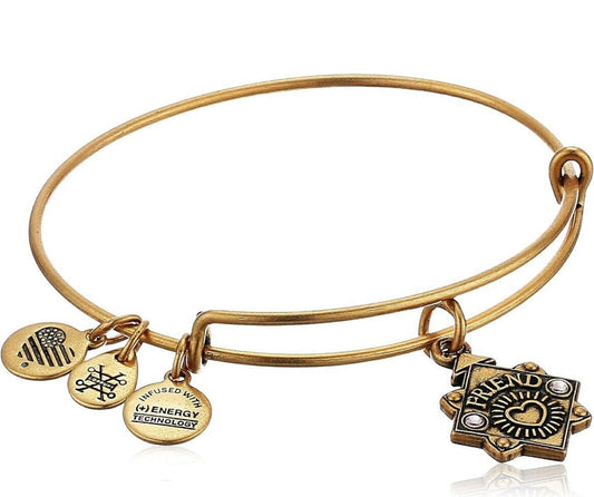 Alex and Ani - Because I Love You, Friend Charm Bangle Bracelet