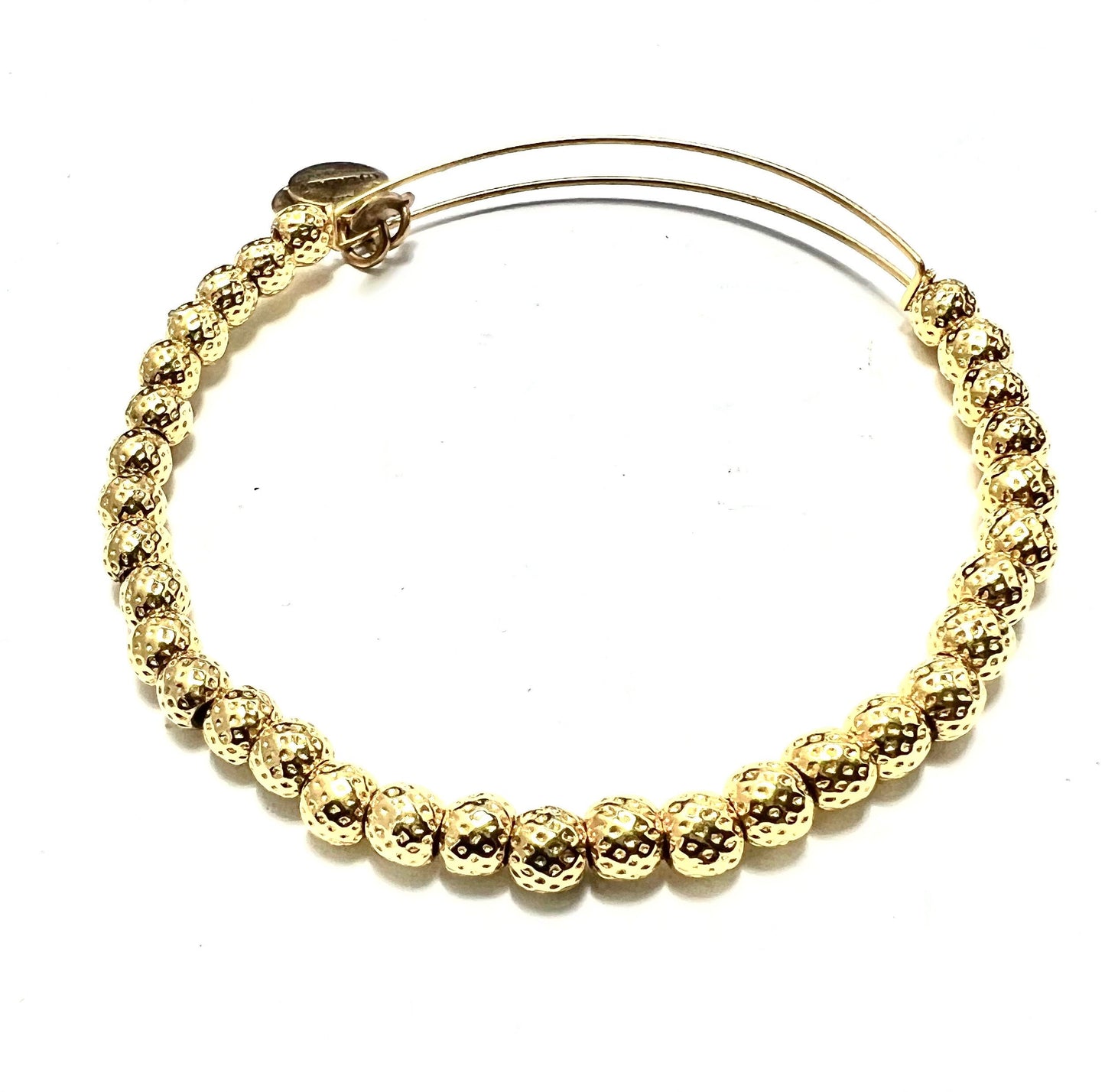 Alex and Ani -Euphrates Beaded Bangle Bracelet - Shiny Rafaelian Rose Gold/Silver®, Adjustable, Collector’s Gift for Her