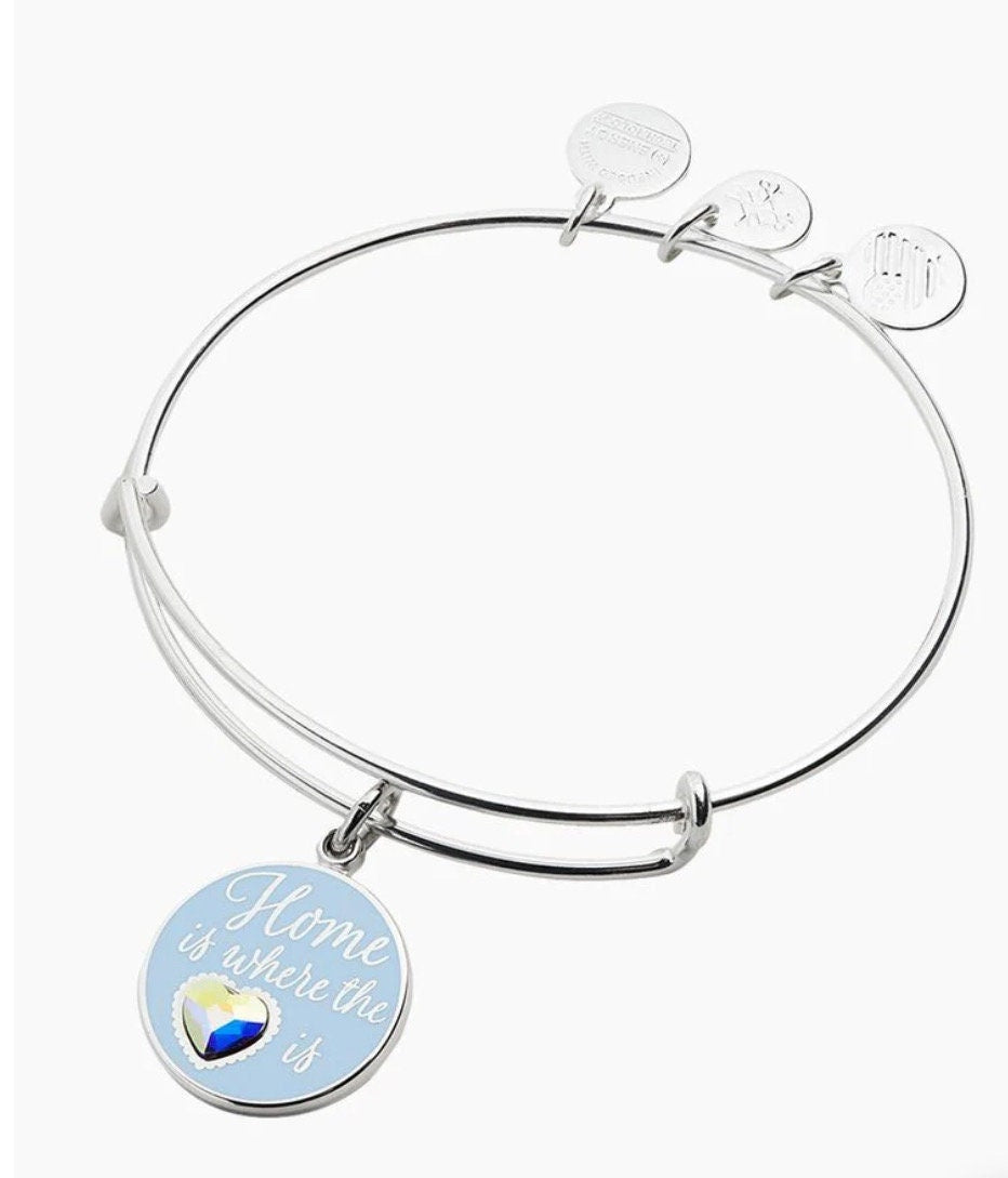 Alex and Ani - Home Is Where The Heart Is Charm Bangle Bracelet